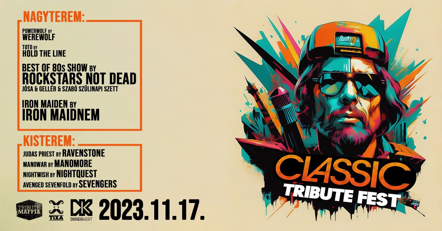 Classic Tribute Fest: Rockstars Not Dead, Iron Maidnem, Manomore, Nightquest